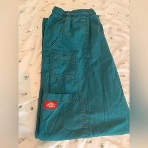 Teal Dickies adjustable cargo pants